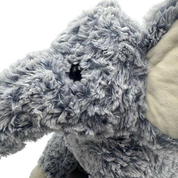 Plush Gray Elephant Stuffed Animal Polyester Fiber Soft Toy Ages 3+ Surface Wash - Picture 2 of 7